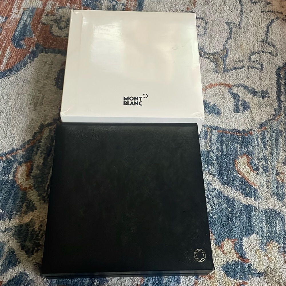 Mont Blanc empty rollerball and pocket holder box
